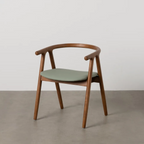 Silla AYLA Mid-Century | Silla de madera maciza de olmo