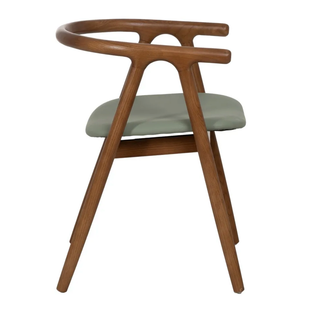 Silla AYLA Mid-Century | Silla de madera maciza de olmo