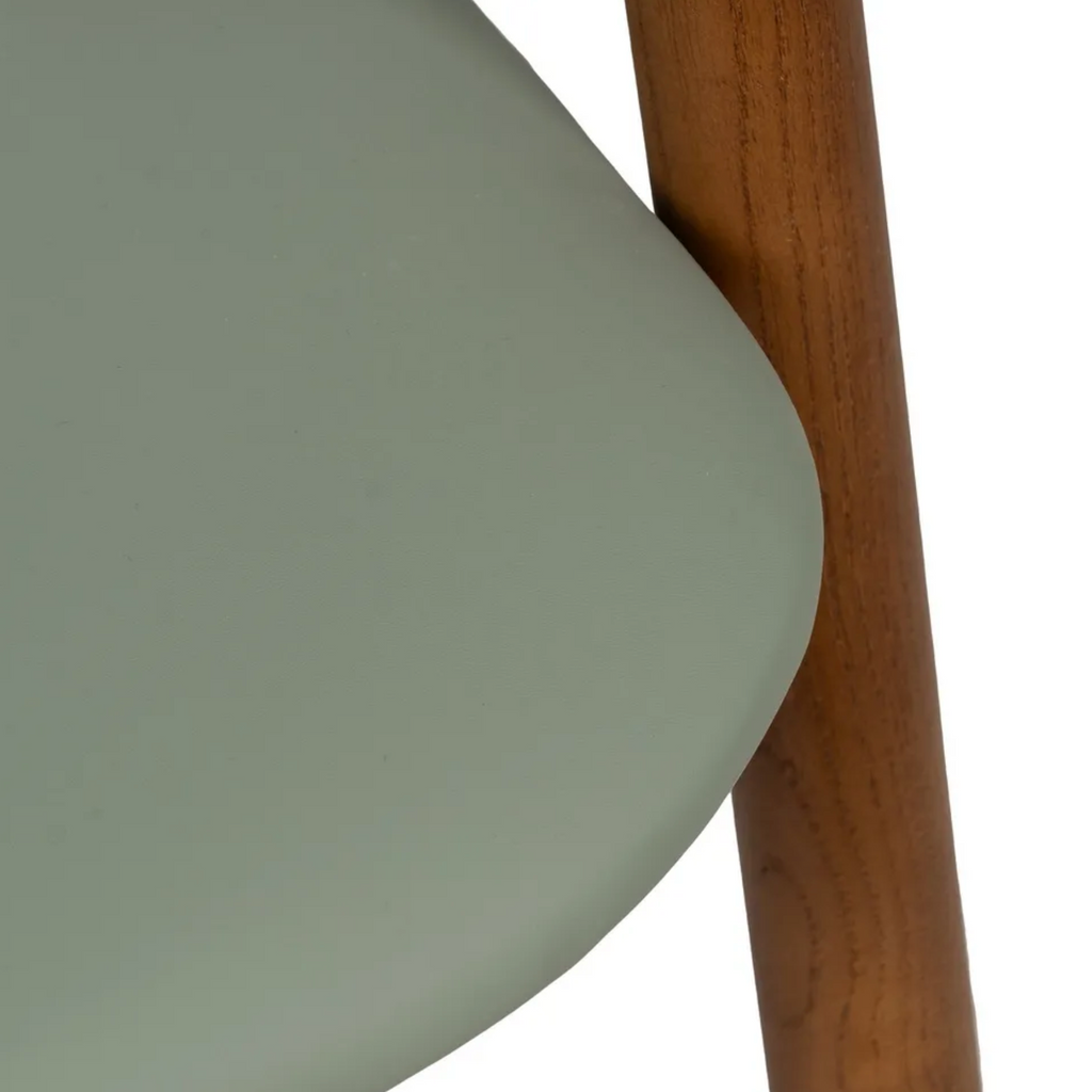 Silla AYLA Mid-Century | Silla de madera maciza de olmo
