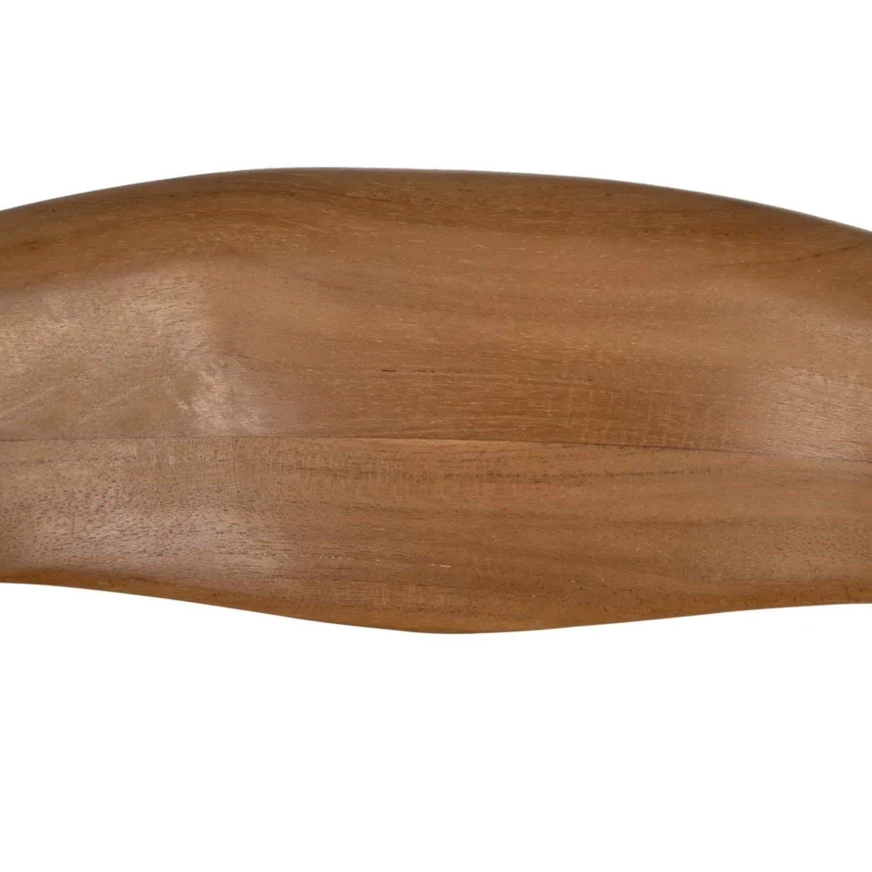 Silla NURA Mid-Century | Silla de madera maciza de teka y fibra natural