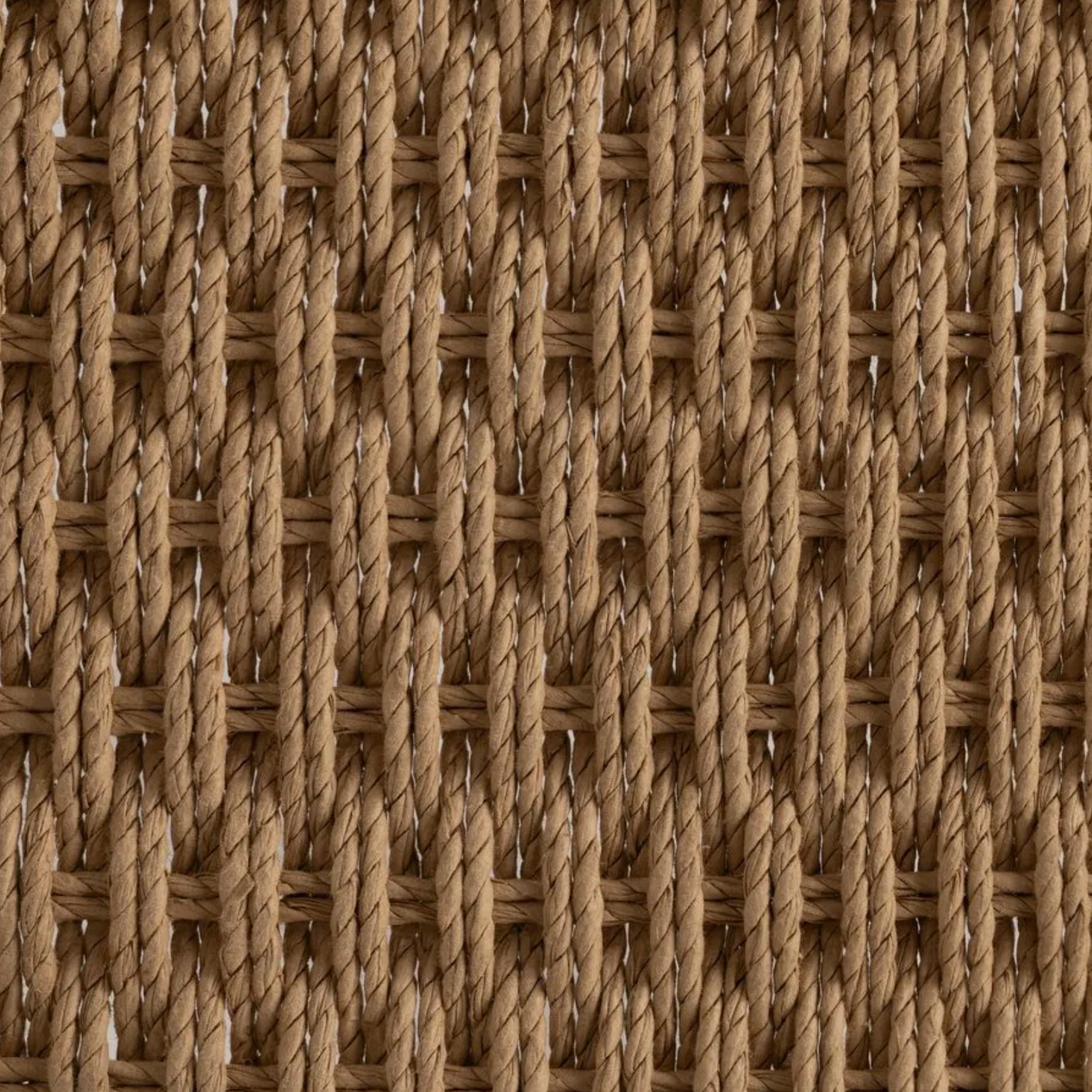 Silla NURA Mid-Century | Silla de madera maciza de teka y fibra natural