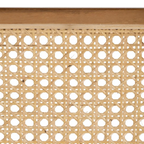 Silla SORA | Silla de madera de teka y ratán natural