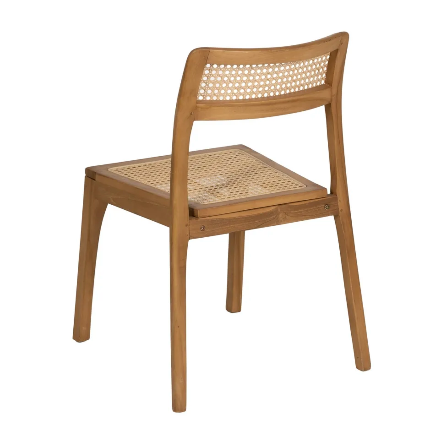 Silla SORA CLASSIC | Silla de madera de teka y ratán natural
