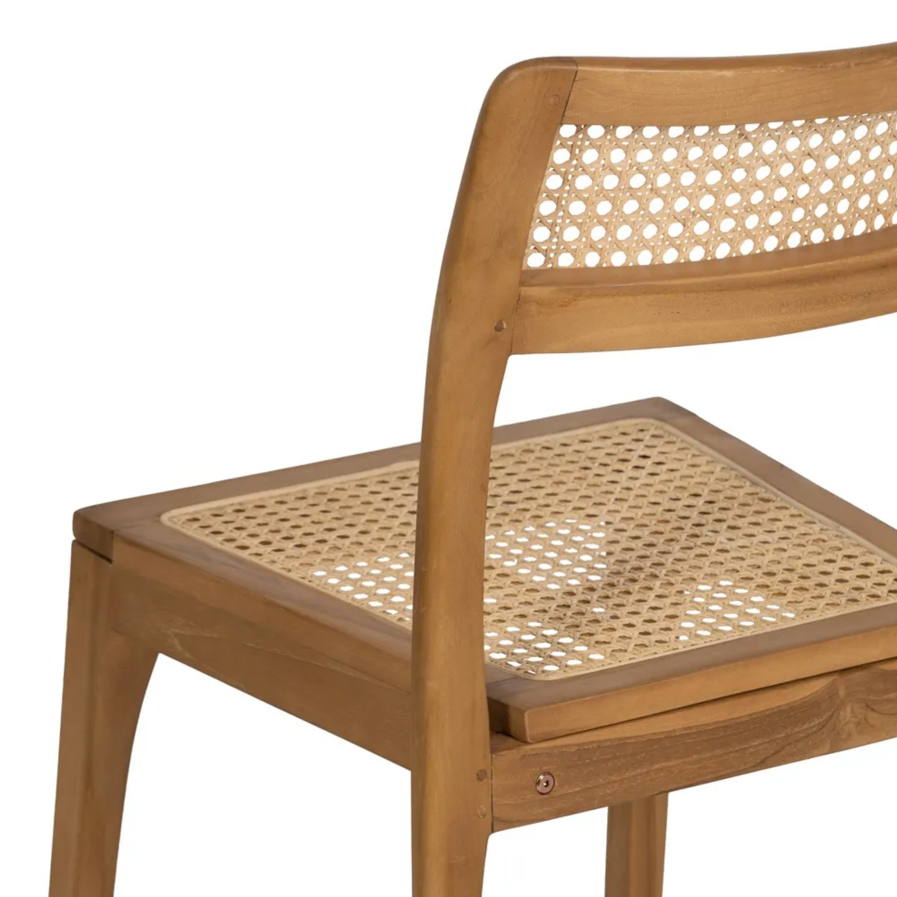 Silla SORA CLASSIC | Silla de madera de teka y ratán natural