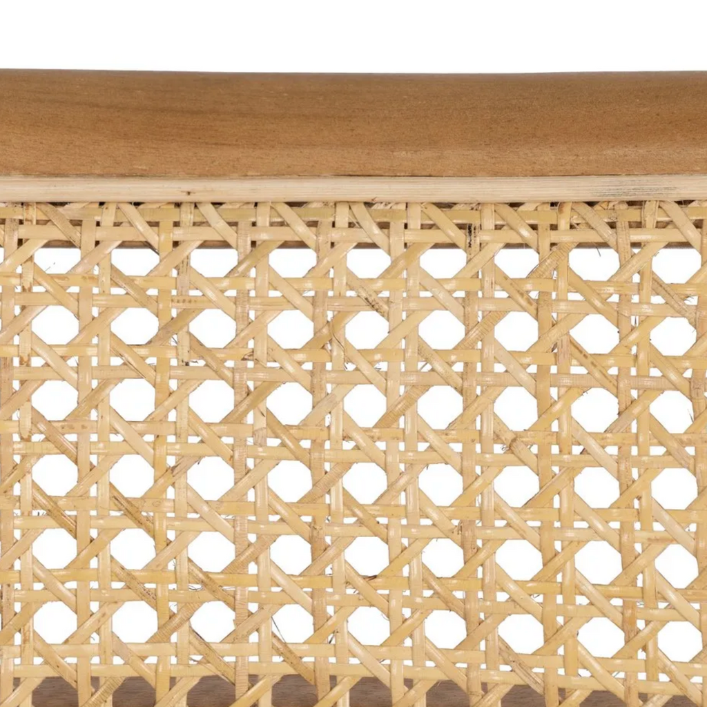 Silla SORA CLASSIC | Silla de madera de teka y ratán natural