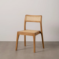 Silla SORA CLASSIC | Silla de madera de teka y ratán natural