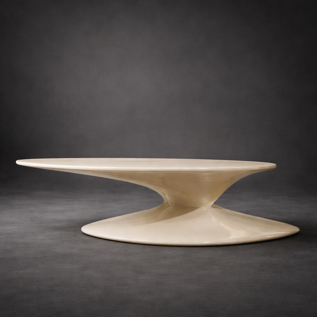 Sculptural Side Table Oceanic Flight