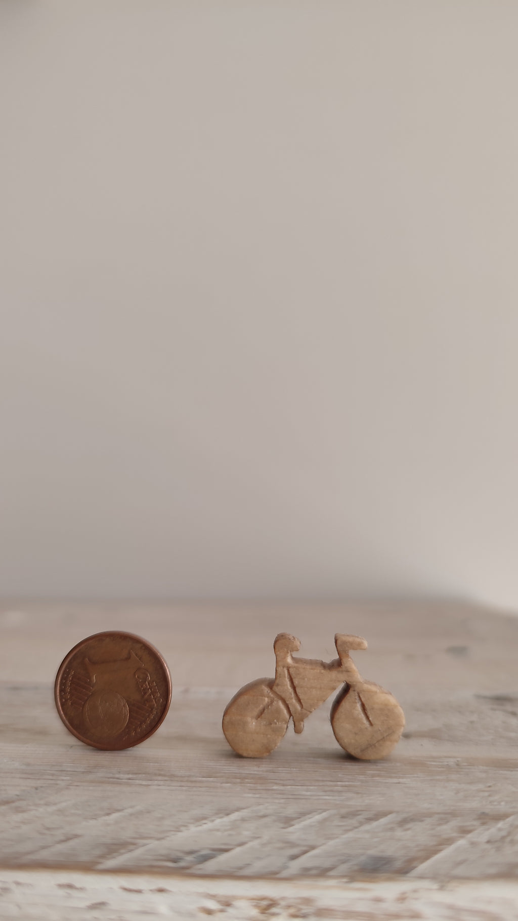 Paseo en bici entre montañas - Decoración madera artesanal