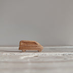 Bosque con furgoneta viajera - Decoración artesanal de madera
