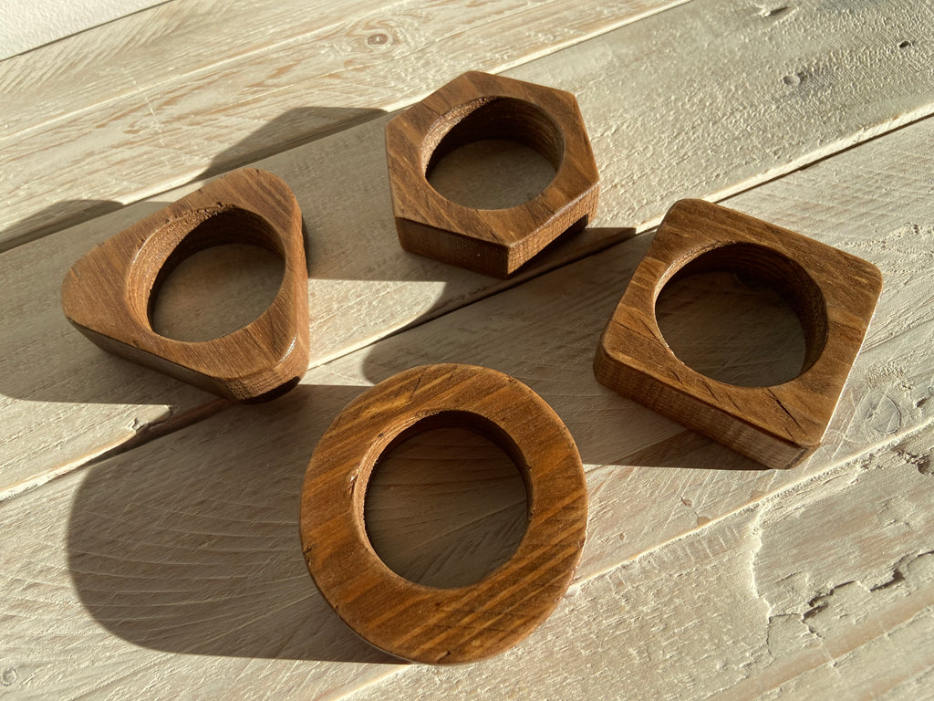 Wooden napkin holders