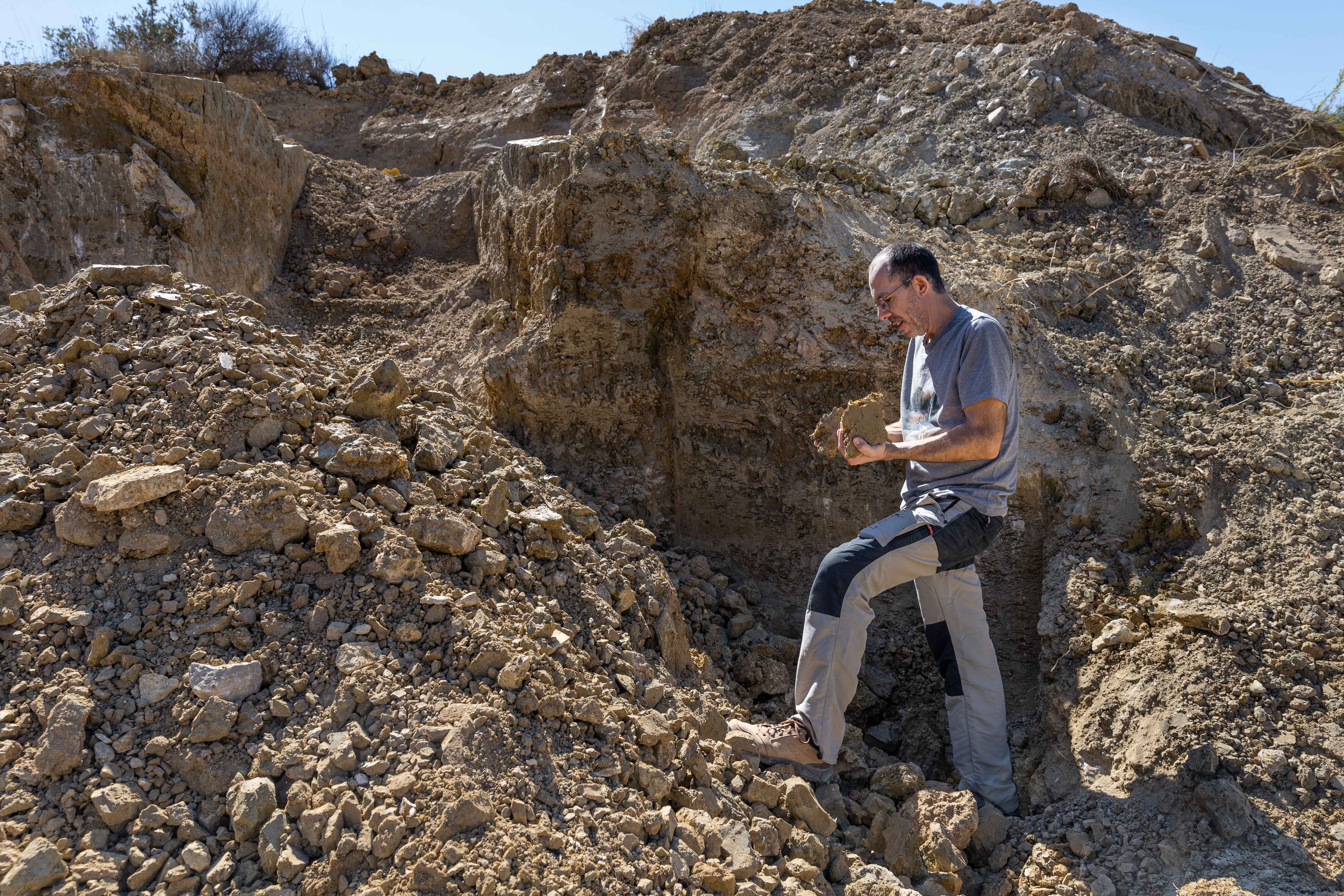 Decantador de cerámica Lura Azul