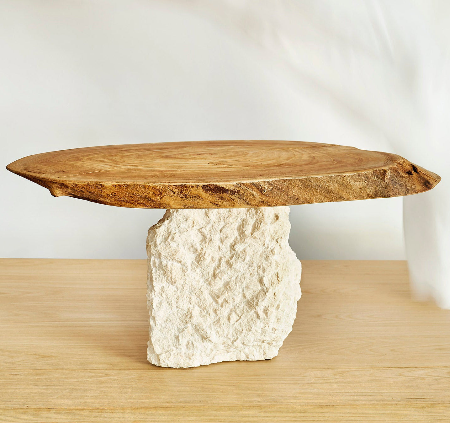 MESA MADERA Y PIEDRA
