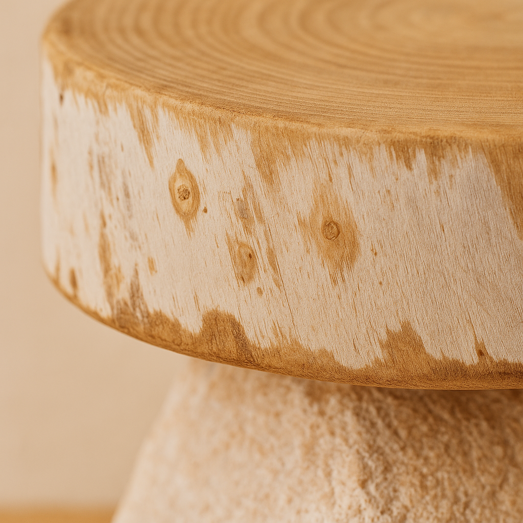Primitif side table, Art Brut collection 