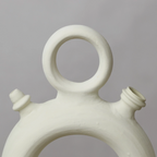 Botijo Rollo de cerámica Blanco