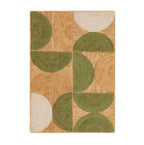 Alfombra ALCOY de yute verde