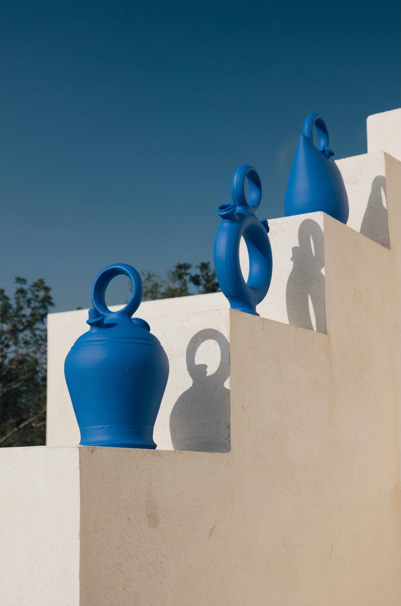 Botijo de cerámica Taren Azul