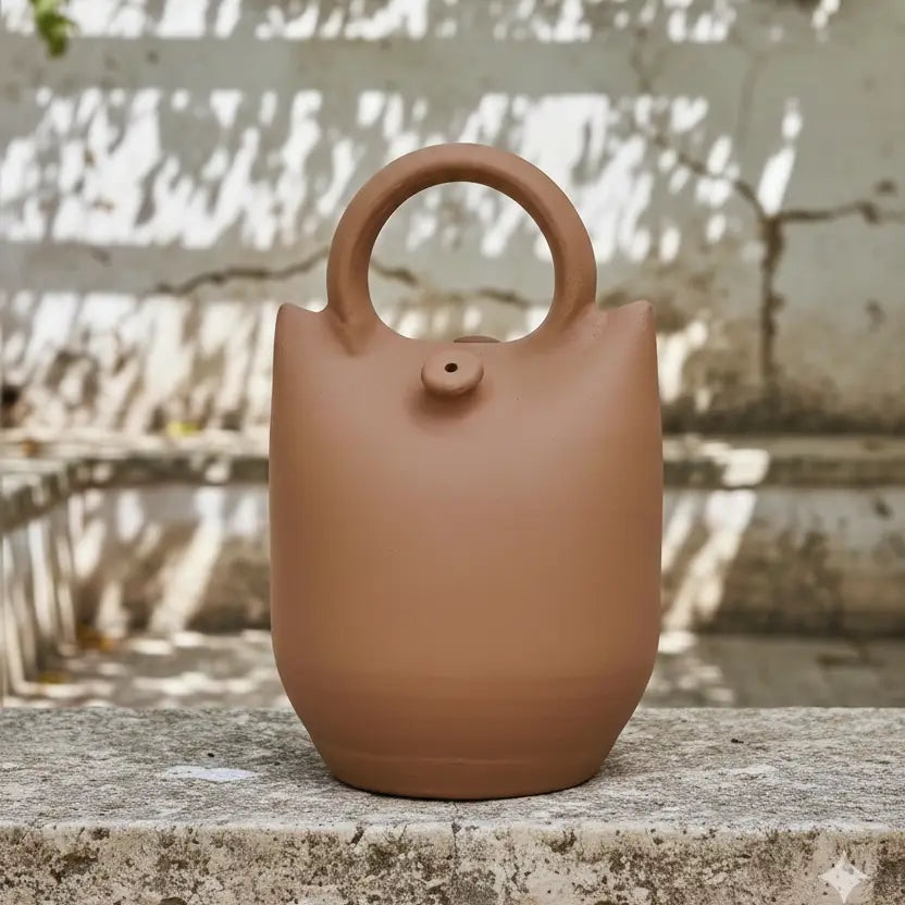 Pack de cerámica Terracota - Jarra, Decantador y Botijo