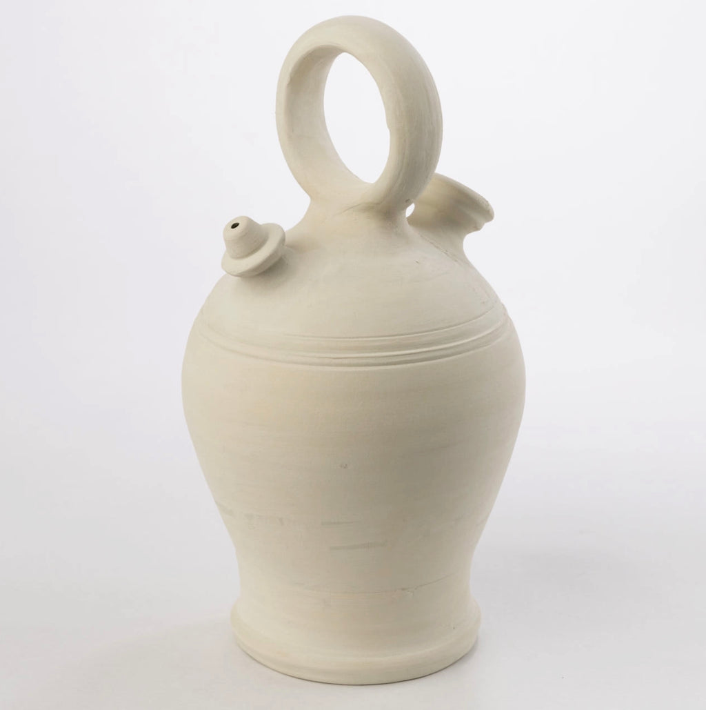 Botijo de cerámica Clásico Blanco