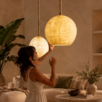 Lámpara Colgante Cocoon Nest de lana