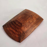 cuenco artesanal tallado madera