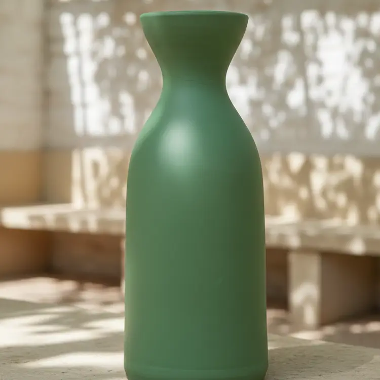 Pack de cerámica Verde - Jarra, Decantador y Botijo