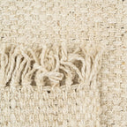 Alfombra Denia Crema, 70 x 170 cm, detalle del acabado