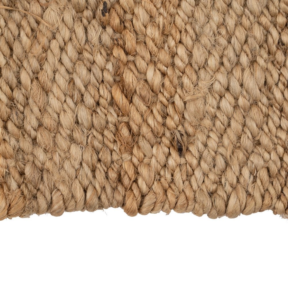 Alfombra Denia Natural, 70 x 170 cm, detalle del borde