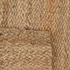 Alfombra Denia Natural, 70 x 170 cm, detalle del acabado
