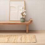 Alfombra Denia Natural, 70 x 170 cm, en ambiente