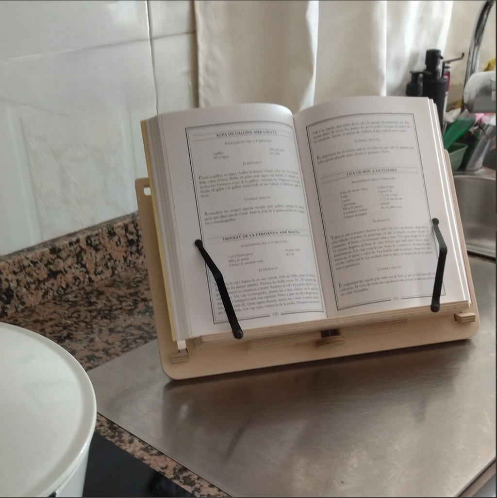 Soporte ajustable para libros y tablets EL LECTOR