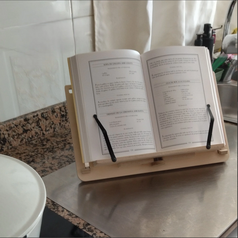 Soporte ajustable para libros y tablets EL LECTOR