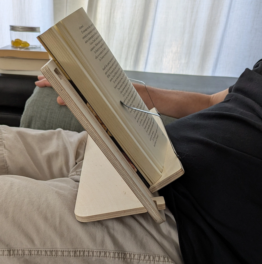 Soporte ajustable para libros y tablets EL LECTOR