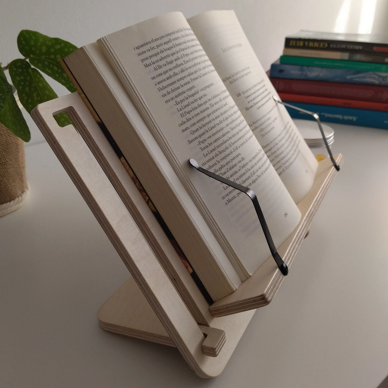 Soporte ajustable para libros y tablets EL LECTOR