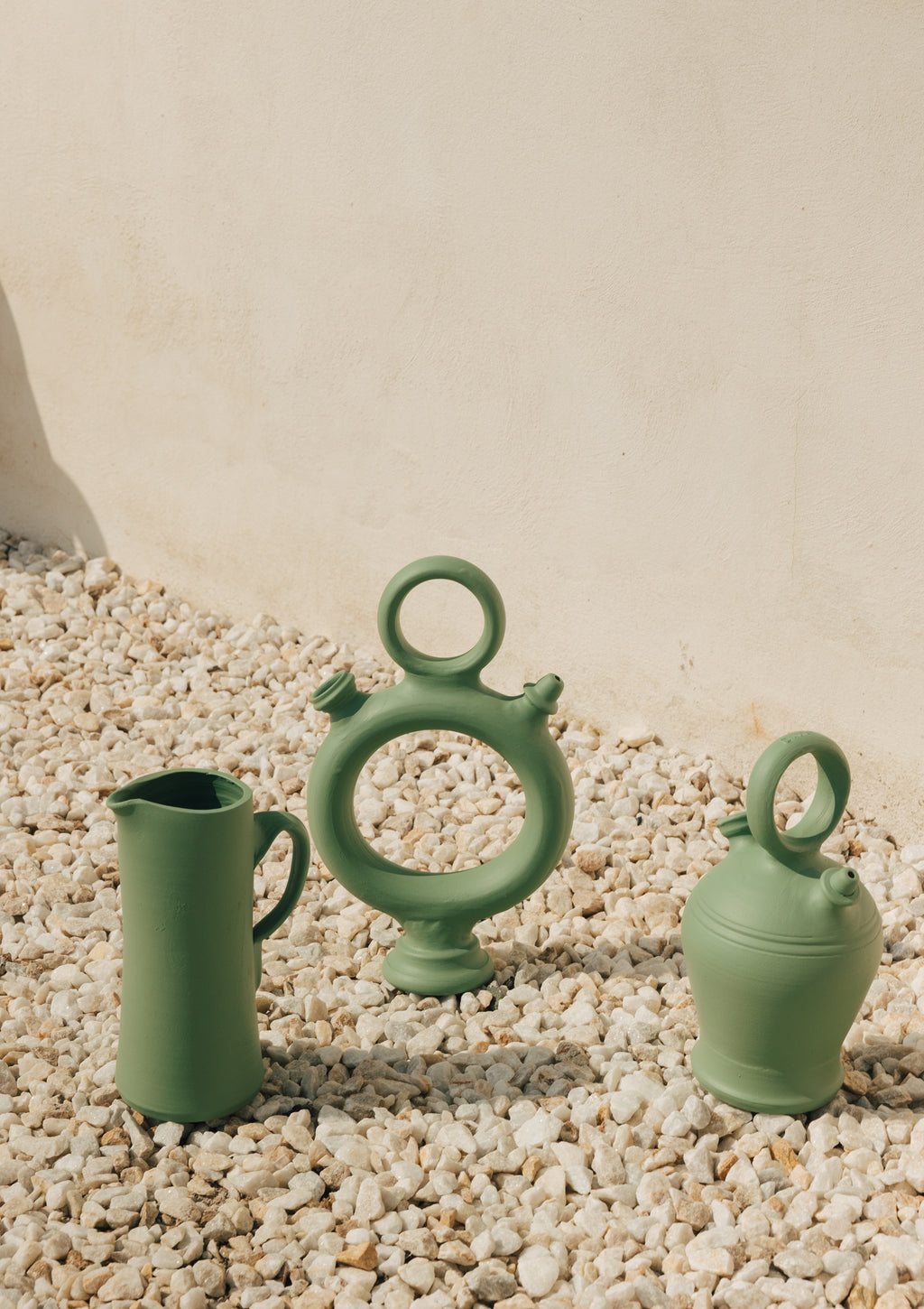 Jarra de cerámica Orun Verde