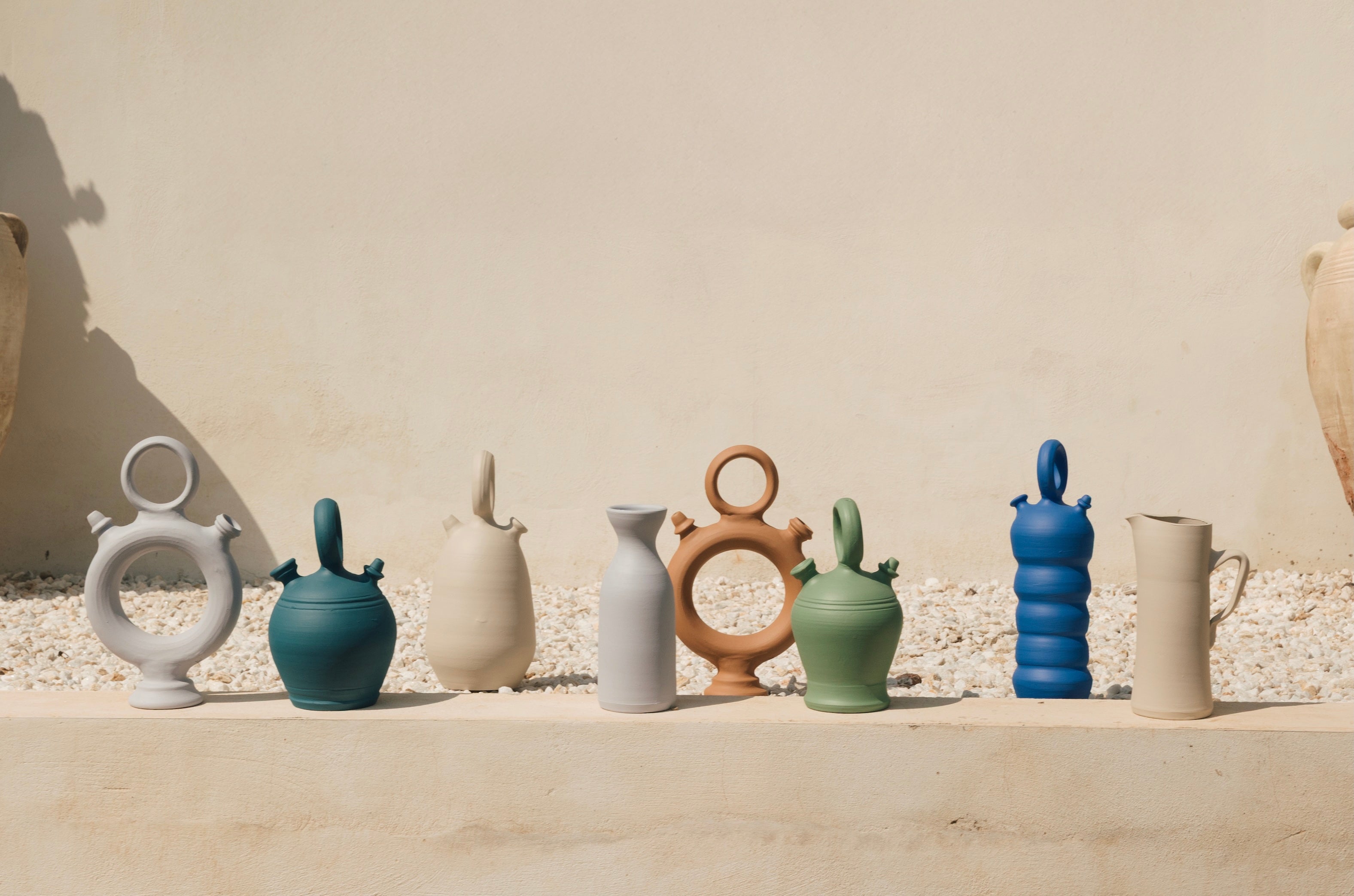 Jarra de cerámica Orun Azul