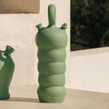 Botijo de cerámica Lobulado Verde