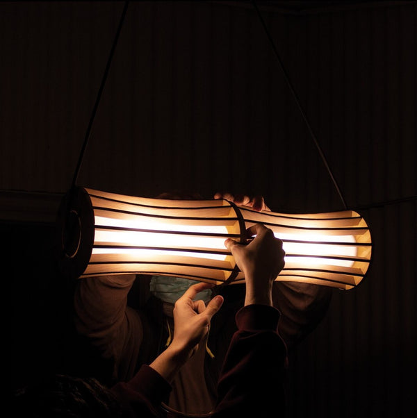 Lampara colgante Errota Dupla by Baku