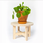 LA JUNGLE wooden plant stand + 