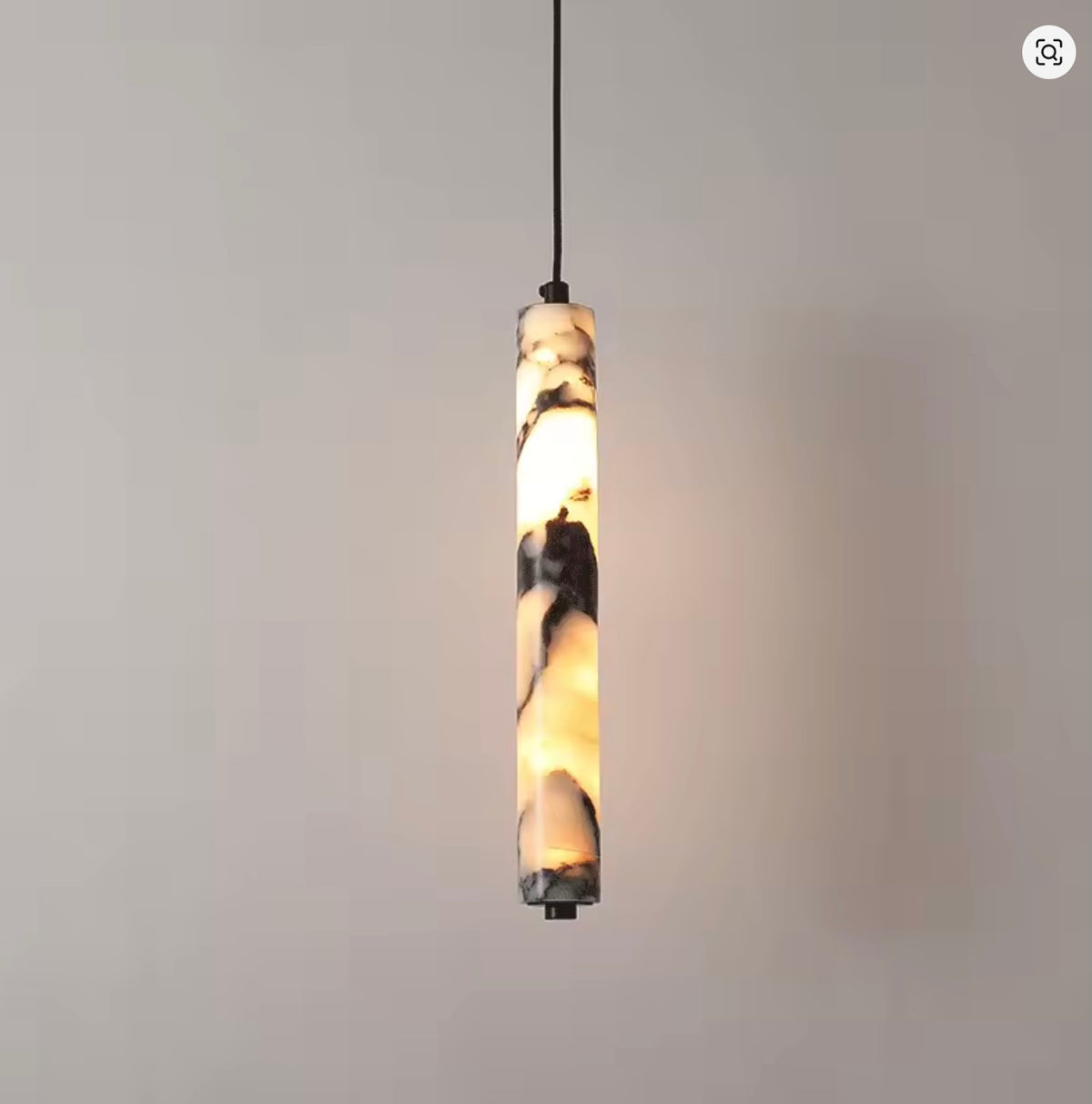 Lámpara colgante Venus de mármol Calacatta