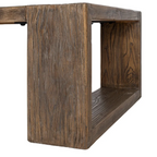 mesa de centro madera envejecida