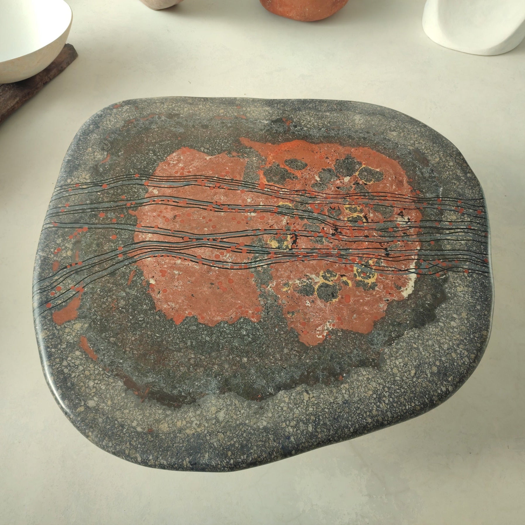 mesa estuco marmol de autor