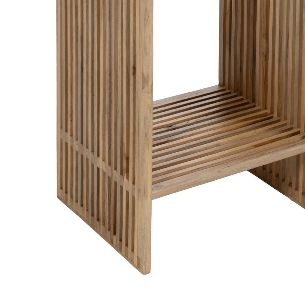 Mesa Auxiliar Teca Nara - Serie de 2