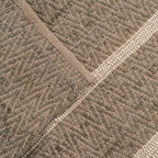 Alfombra Onil, 160 x 230 cm, detalle del tejido y acabado