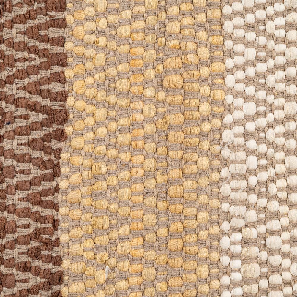Alfombra Onil Tierra, 160 x 230 cm, detalle del tejido y acabado