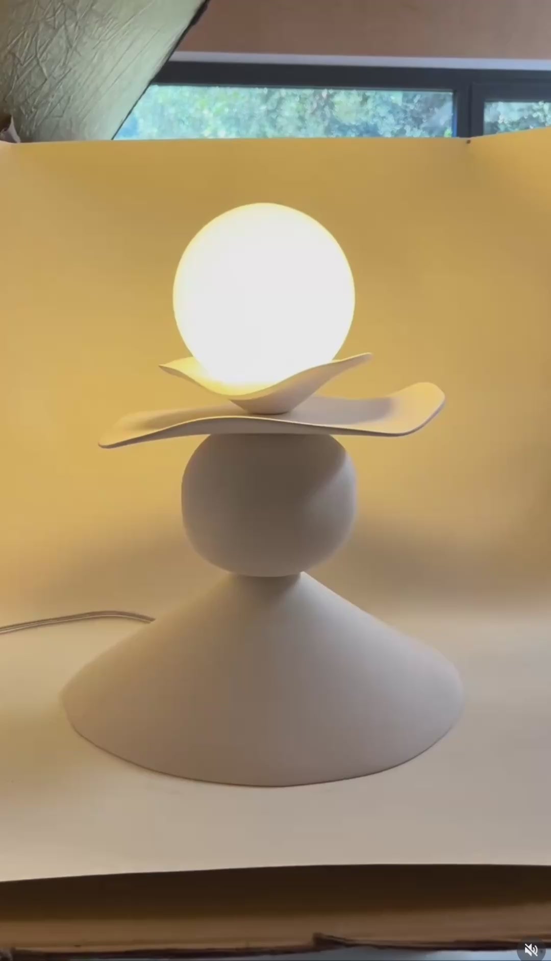 Lámpara de mesa de Cerámica Bailarina
