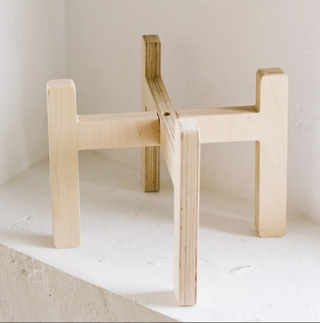 LA JUNGLE wooden plant stand 