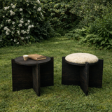 taburete artesanal yakisugi