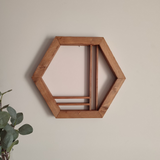 Hexágono Perpendicular Deco Pared by SB Wood Studio