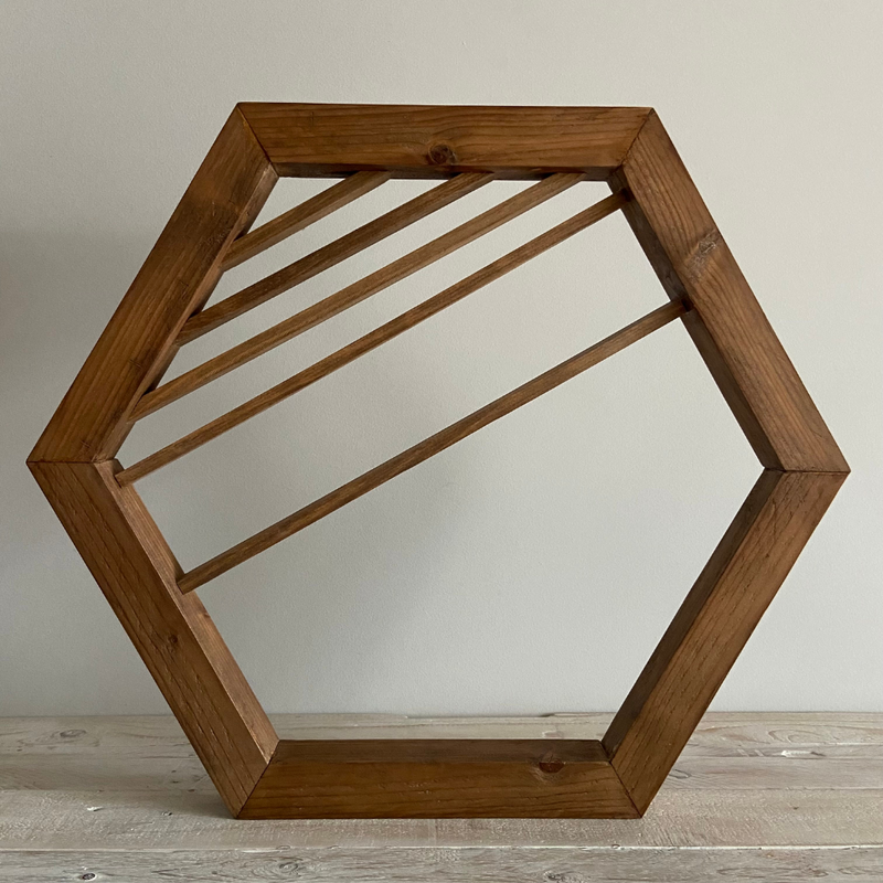 Hexágono Paralelo Deco Pared by SB Wood Studio