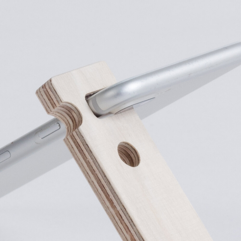 Soporte para móvil en madera EL DEHOOK